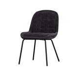 DINING CHAIR VELVET DARK GRAY GL - CHAIRS, STOOLS